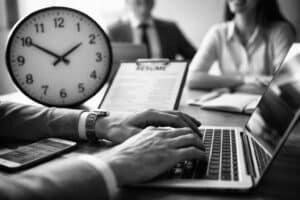 Symbolbild zum Umgang mit einer Bewerbung mit Blick auf den Zeitfaktor - Sinnbild einer Candidate Experience