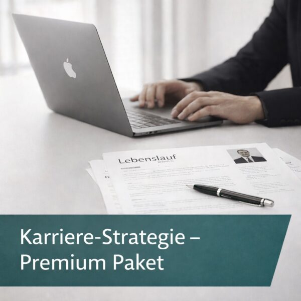 Premium Karriereberatung – umfassendes Strategiepaket inklusive Bewerbungsunterlagen und Coaching